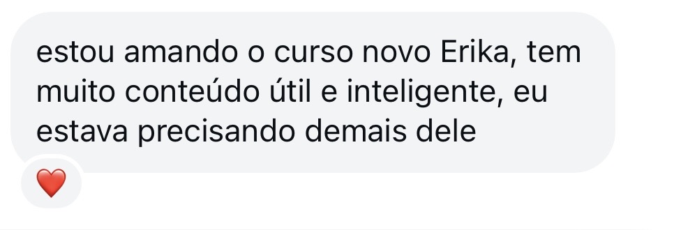 Depoimento de aluno 1 — continuação do curso O Novo Líder